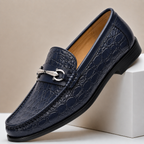 Hartley Embossed Leather Loafers