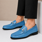 Hartley Embossed Leather Loafers