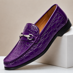 Hartley Embossed Leather Loafers